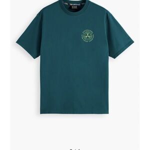 Scotch & Soda Teal Graphic Tee
